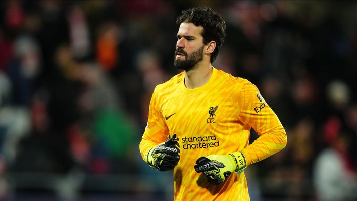 Liverpool keeper Alisson should be a popular pick now that he is fit again