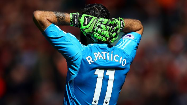Goalkeeper Rui Patricio wore an unconventional No11 shirt at Wolves