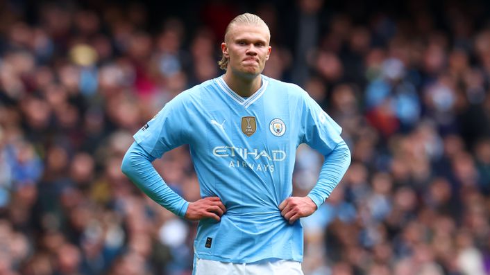 Manchester City boss Pep Guardiola has urged Erling Haaland to remain patient