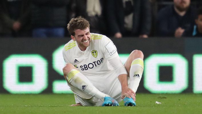 Leeds striker Patrick Bamford has had a torrid time with injuries