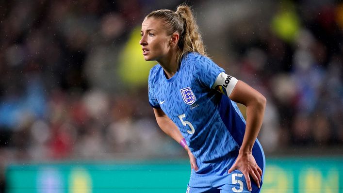 Leah Williamson endured a difficult night as England slipped to defeat