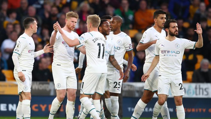 Manchester City were imperious as they thrashed Wolves and took a step closer to the Premier League title