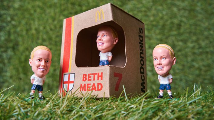 Beth Mead's football figure has been unveiled by McDonald's