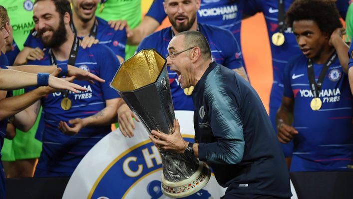 Maurizio Sarri won the Europa League with Chelsea