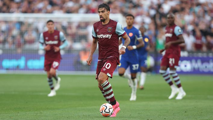 Lucas Paqueta was particularly impressive in West Ham's 3-1 win over Chelsea