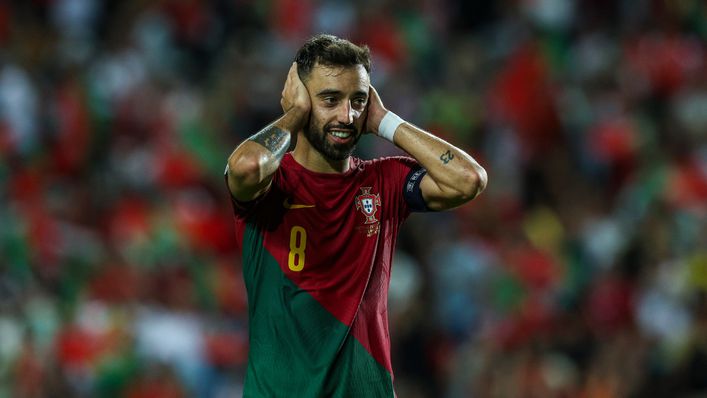 Bruno Fernandes was on the scoresheet for Portugal
