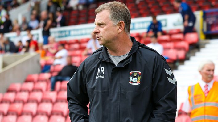 Mark Robins' Coventry City have drawn their last three matches in the Championship