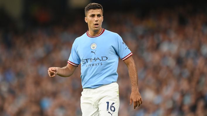 Rodri has been an ever-present for Manchester City this season