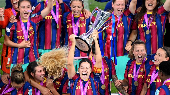 Vicky Losada lifted the Champions League during Barcelona's Treble-winning season in 2020-21