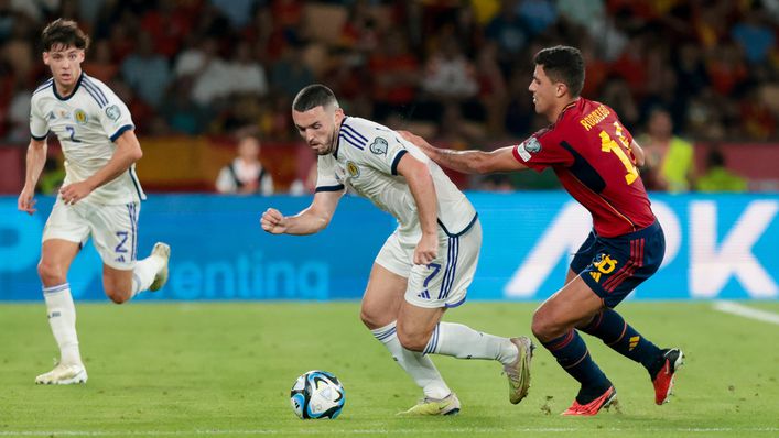 Scotland fell to their first defeat of the qualification campaign in Seville
