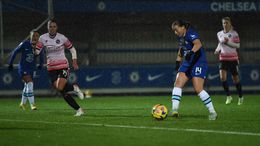 Fran Kirby inspired Chelsea to victory over Reading at a snowy Kingsmeadow