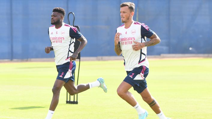 Thomas Partey and Ben White have returned to Arsenal training after the World Cup
