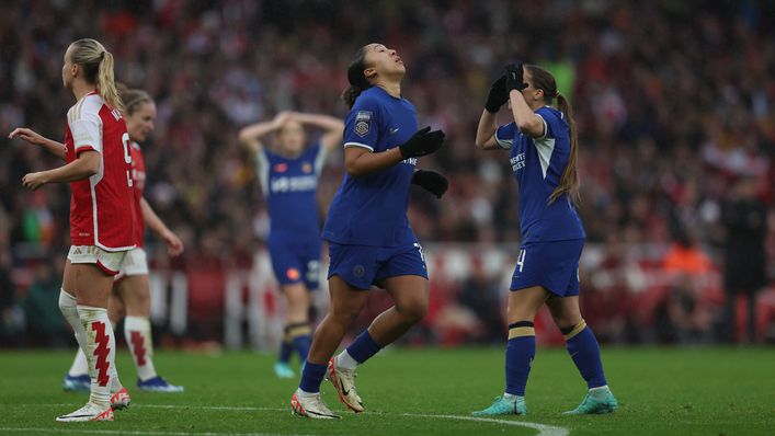 Chelsea were beaten for the first time this season at Arsenal