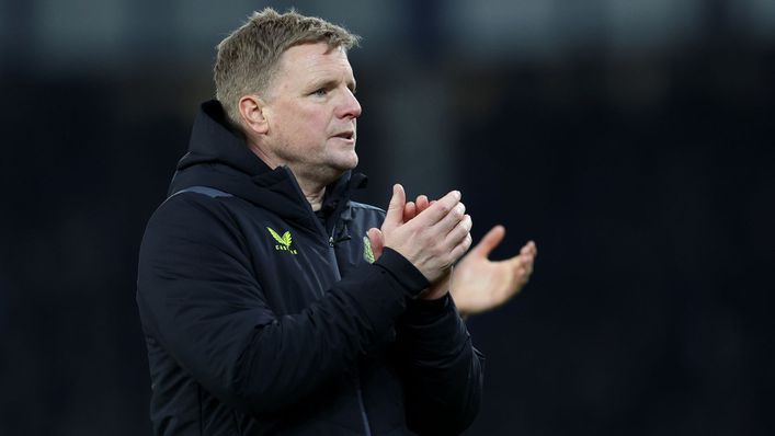 Eddie Howe will have to rally his players ahead of the clash with AC Milan