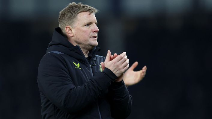 Eddie Howe will be determined to see his Newcastle side bounce back after their first defeat of the season