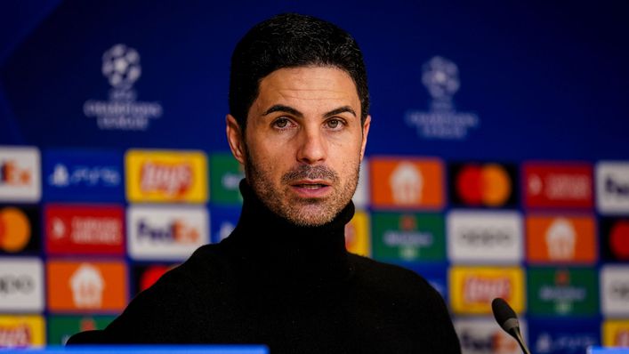 Mikel Arteta was pleased with Arsenal's performance against PSV Eindhoven
