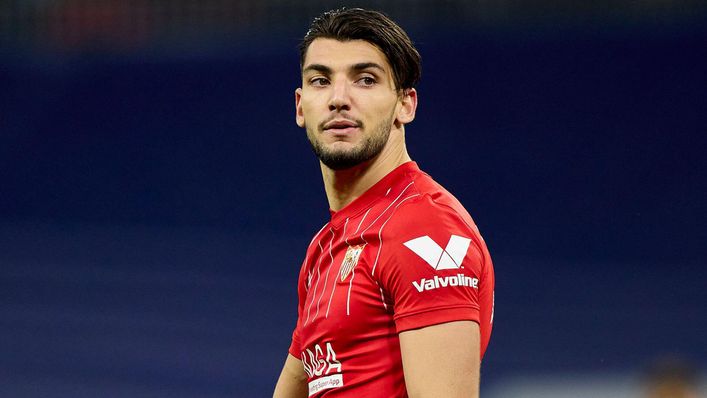 Sevilla’s Rafa Mir has six LaLiga goals this season and will be keen to add to his tally against Valencia