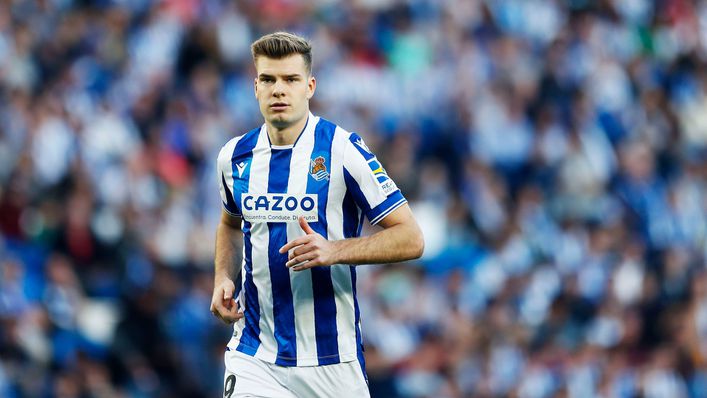 Alexander Sorloth has scored in Real Sociedad's last three LaLiga games