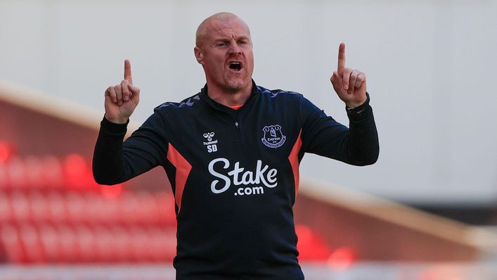 Sean Dyche's Everton are on a five-game winless streak which includes three successive defeats in the league