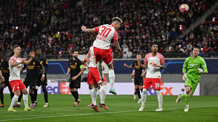 RB Leipzig striker Benjamin Sesko had his first goal ruled out