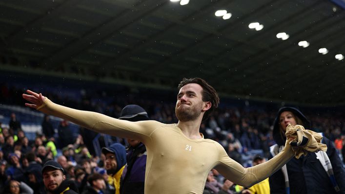 Ben Chilwell threw his shirt to the away fans at full-time
