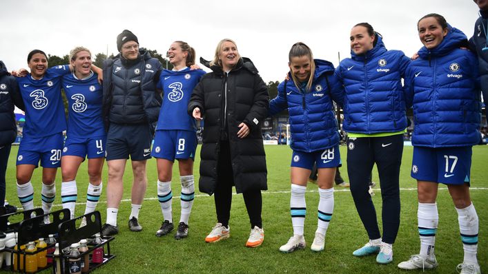 Chelsea manager Emma Hayes praised the togetherness of her squad after Sunday's victory