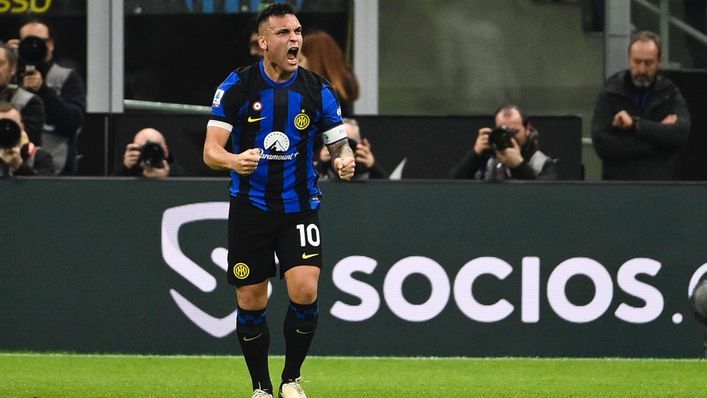 Lautaro Martinez is now the eighth highest goalscorer in Inter Milan's long history