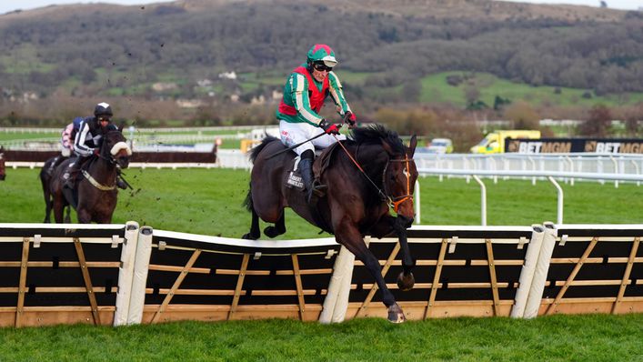 Jet Blue is bidding to defend his Albert Bartlett crown in the day's fourth race