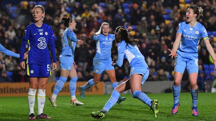 Manchester City triumphed 3-1 over Chelsea in the League Cup final in March