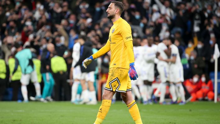 Gianluigi Donnarumma's mistake sparked Paris Saint-Germain's collapse against Real Madrid