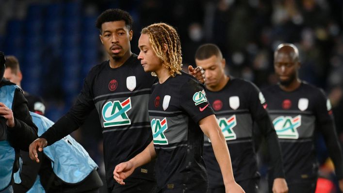 Paris Saint-Germain were knocked out of the Coupe de France by Nice