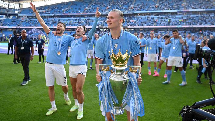 Erling Haaland could fire Manchester City to consecutive Premier League titles