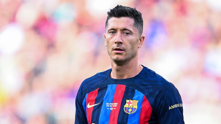 Robert Lewandowski signed a four-year contract with Barcelona last summer