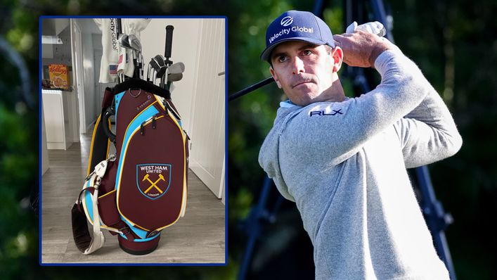 Billy Horschel will give a debut to his West Ham golf bag at the 149th Open this week