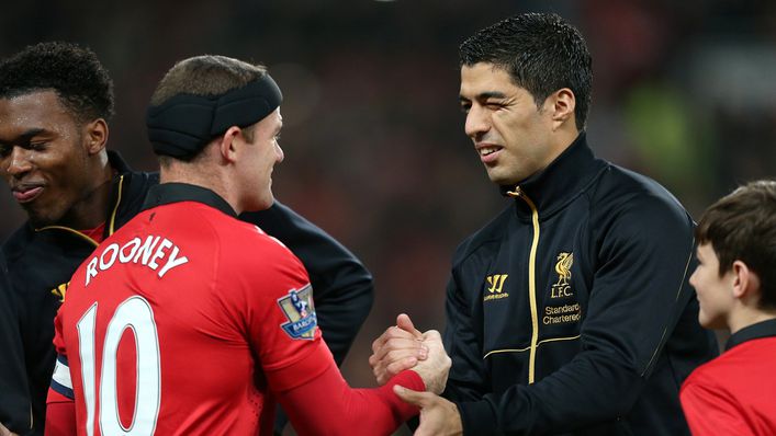 Wayne Rooney has revealed his admiration for ex-Liverpool star Luis Suarez