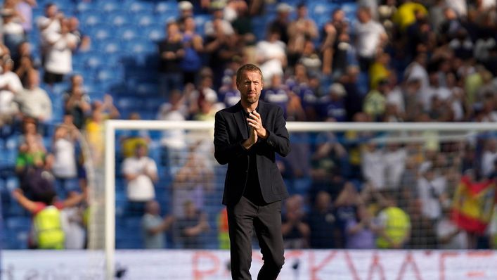 Graham Potter will take charge of his first Chelsea game on Wednesday against RB Salzburg