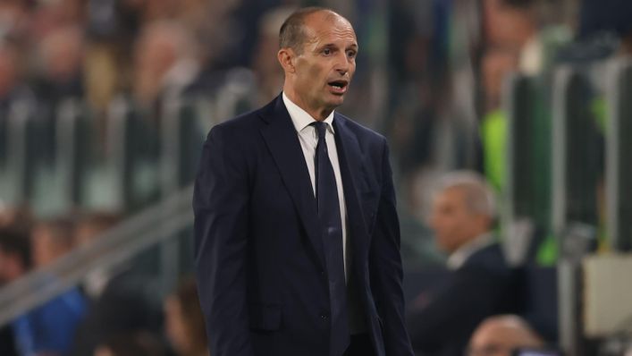 Juventus boss Max Allegri is a man under pressure after a series of poor results this season