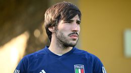 Sandro Tonali has been released from the Italy training camp