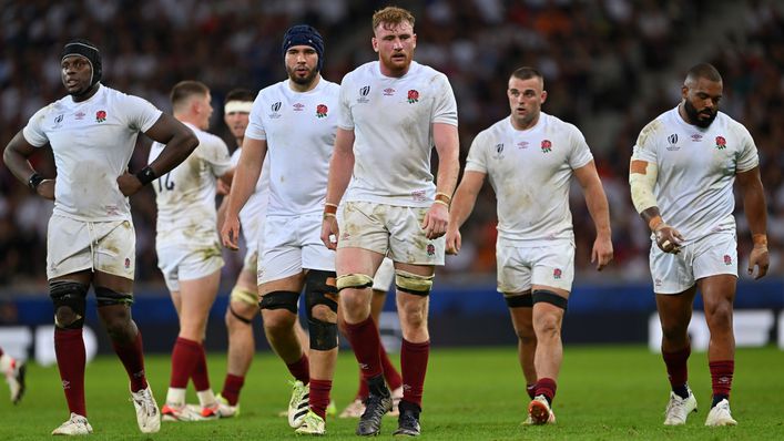 England have unconvincingly reached the Rugby World Cup quarter-finals