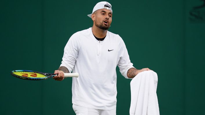 Nick Kyrgios missed this year's Wimbledon after suffering a wrist injury in a training session