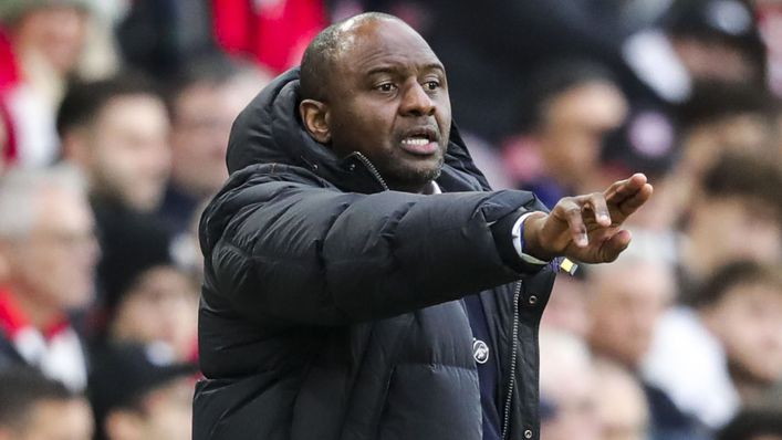 Patrick Vieira will not allow Crystal Palace to throw in the towel