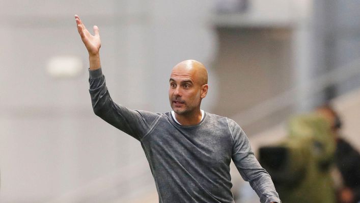 Pep Guardiola will be looking for Manchester City to put pressure on Arsenal