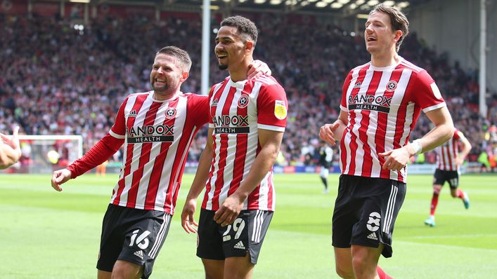 Sheffield United booked their Championship play-off spot with a 4-0 victory over champions Fulham on the final day
