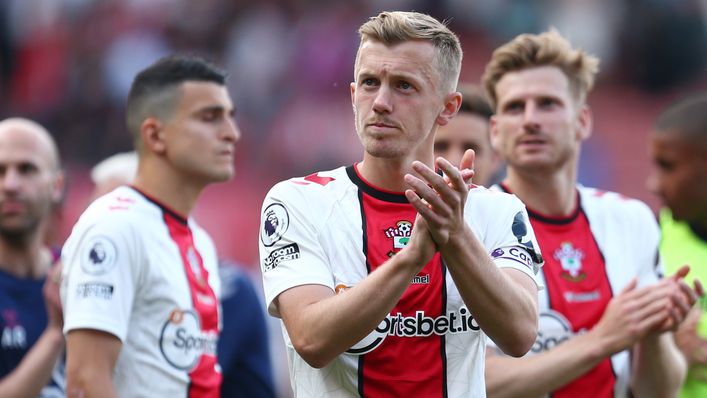 James Ward-Prowse's future is yet to be decided after Southampton's relegation