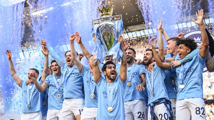 Manchester City are looking to win their sixth title in seven seasons