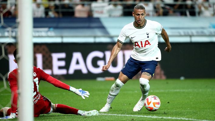 Richarlison made his first appearance for Tottenham against the K-League side