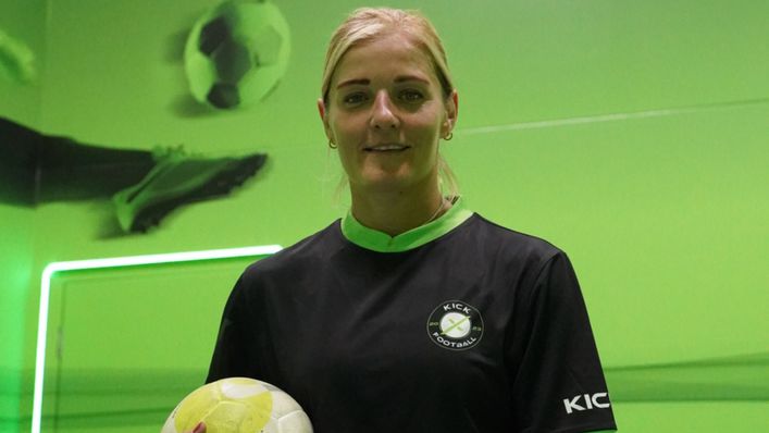 Katie Chapman spoke to LiveScore at the launch of KickX's new indoor hybrid football arena in Surrey