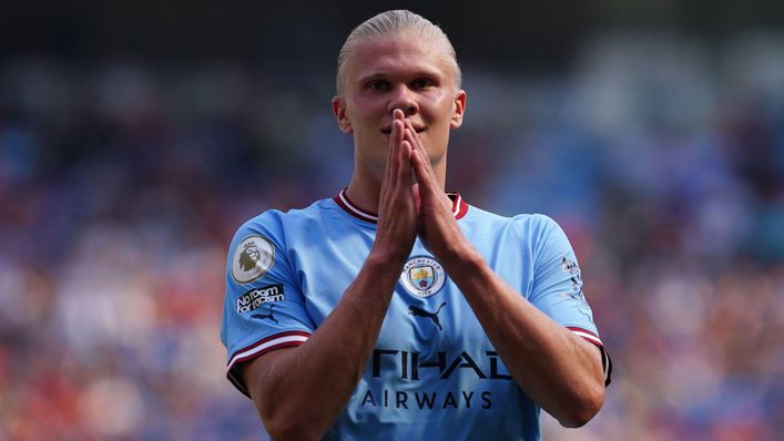 Erling Haaland was left frustrated during Manchester City's 4-0 win over Bournemouth