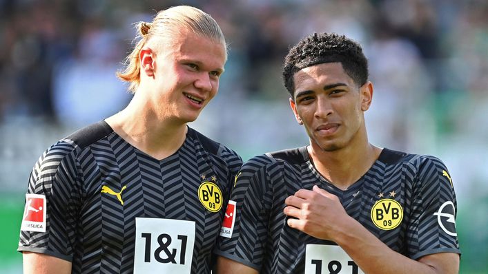 Jude Bellingham will be reunited with former Borussia Dortmund team-mate Erling Haaland this evening