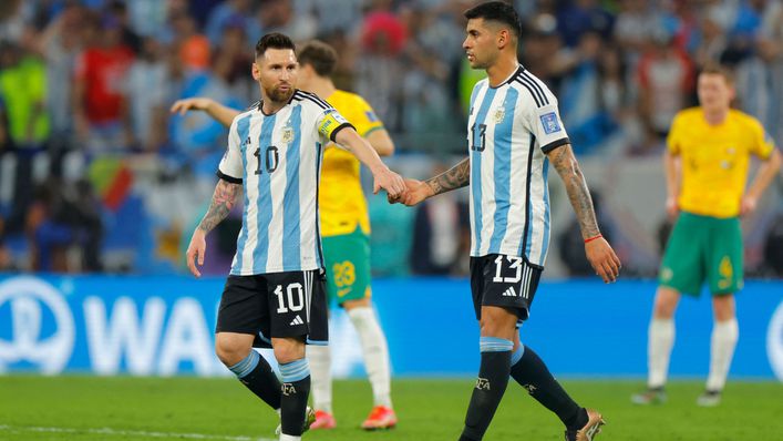 Lionel Messi and Cristian Romero are international team-mates with Argentina